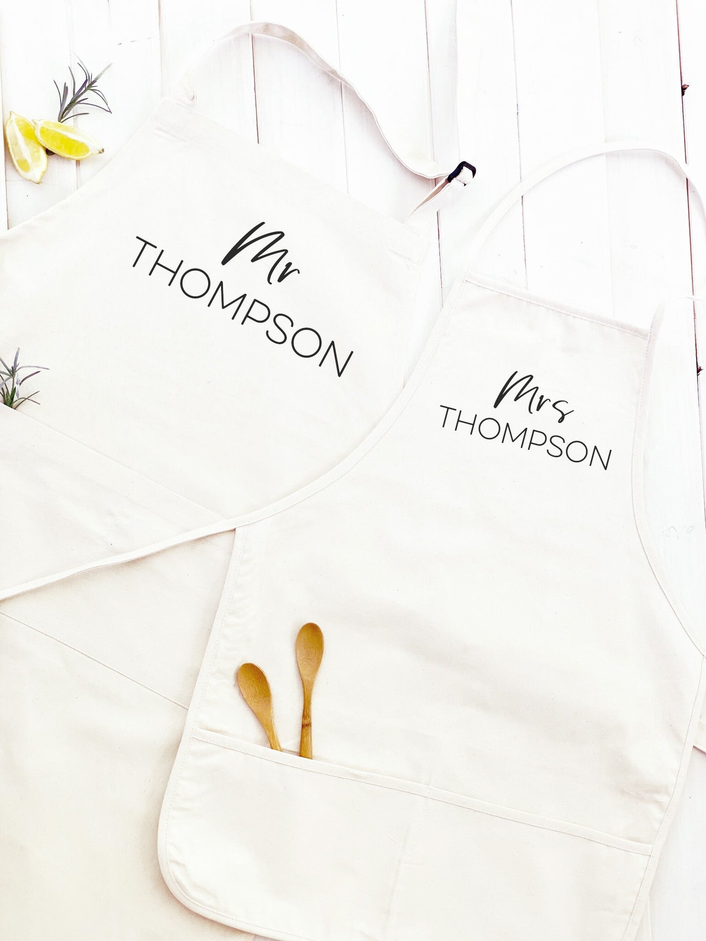 Mrs. - Personalized Women's Apron