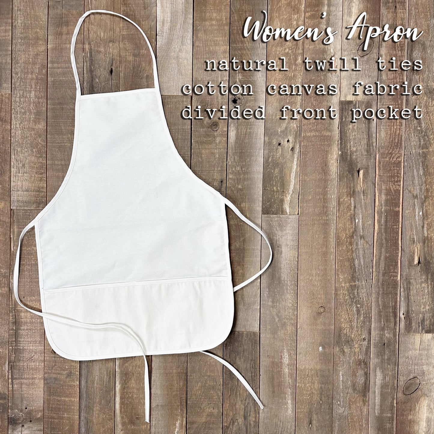 Watercolor Monogram - Women's Apron